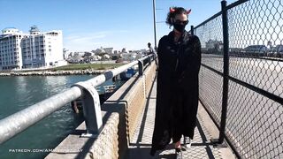 1640498290  AMWednesday Devil outfit on bridge