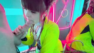 Olivia jarden Cosplay cyberpunk throatpie