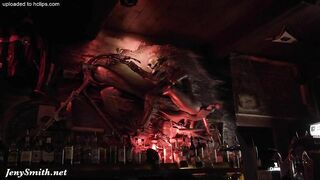 Jeny Smith public naked on stage