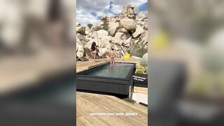 Baddies Gallery - Auhneesh Nicole & Yulissa Foursome  Pool sex