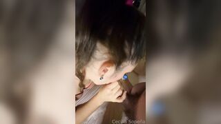 Cecilia Sopeña funny blowjob