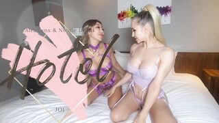 nicoledoshi Hotel JOI Edging Challange ft Alix Lynx