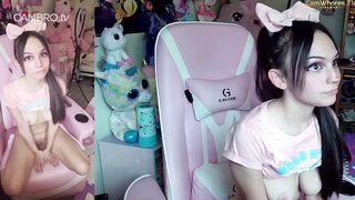 krissi pookie  daughter sends dad vids at work