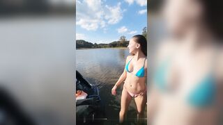 Bigbootybailey gets fucked on a Jet-Ski by Power Ranger