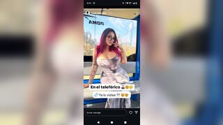 ♥ carlaroseblack teleferico con un fan