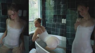 Caroline Zalog Bathtub Tease Video Leaked