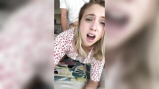 Itsmecat fucked and creampied in a sundress