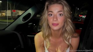 Autumn Ren Solo JOI In The Car