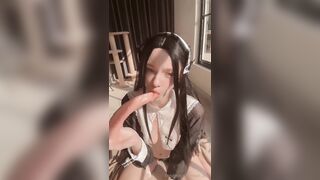 Magic Alice - Naughty Nun Loves Rubbing Her Pussy & Blowjob