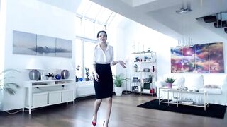 TriciaFox - Dirty Secretary Prefers Stretching Her Ass Instead of Working