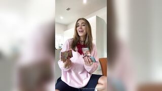 Natalie Roush - Momo Cosplay Striptease