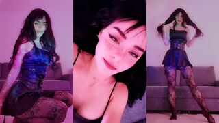 Panther-A in a black dress LIVE 3