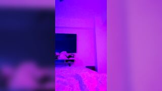 Panther-A poses in a black underwear