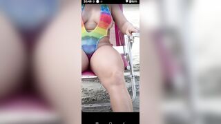 Aloira Praiana Rainbow transparent Biquini