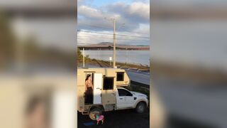 I slept here in my motorhome