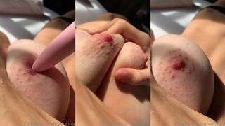 Yourina Vibrator nipple play