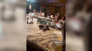 Lesbian public bathroom MILF