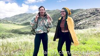 StephinSpace and Boba Bitch Windy Naked Hike
