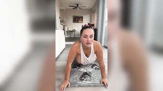 Bianca @Biancabtsbts showing her big tits