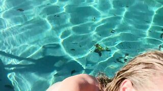 Ashley lane wettest pool sex in pink bikini