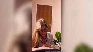 Blonde Chick Shannonluckxo Blowjobs Her BF