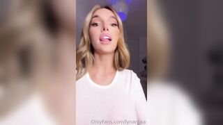Lyna Perez wet shirt nude strip