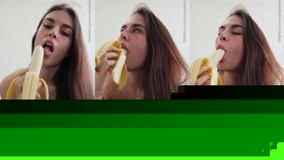 Lauren Alexis  Nude banana bj