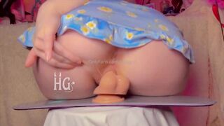 HellGirrl - dildo ride sitting