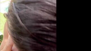 amira brie poolside bj and facial