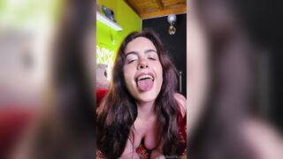 BlueJinx aka RedJinx - Anal/Vaginal Vibrator Masturbation & Attempting DP