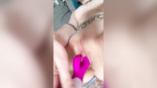 Yona petite goth babe PoV close up solo