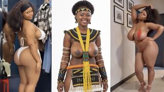 Audrey Skhosana Big Tit Bikini Try-on