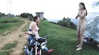 Amateur latina nude in public NiP