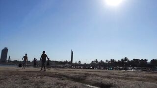 Littlesubgirl Public Risky Beach Masturbate Squirt
