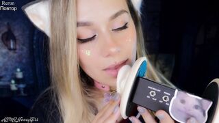 HoneyGirl ear licking asmr