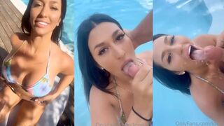 Lovelykk  BG Pool Blowjob And Taking Facial
