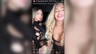 Lyna Perez and Leila Live Scene