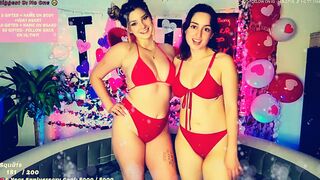 TheNicoleT & Meleah Bikini Hot Tub Twitch Stream