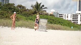 Bralessforever / Bitchinbubba - Angel in Nude Beach Haulover Miami Patreon