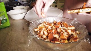 RedHead Foxy lingerie cooking show n.6 (The Pancho Cake) see through ass pussy)