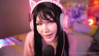 Blonde Lashes: Mouth & ASS-MR