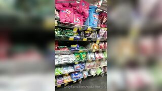 Asian Exhibitionist Flashes In Store