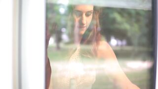 A mouthful in the kitchen