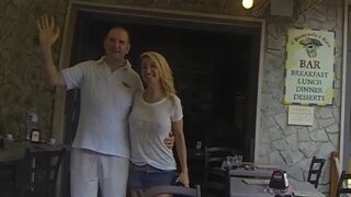 Elisa flashing adventures in Italy