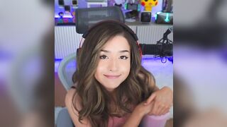 Pokimane begging for cum tributes