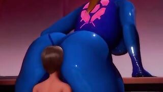 Big ass facesitting 3D