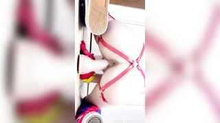 LizyhS teasing and masturbating with dildo